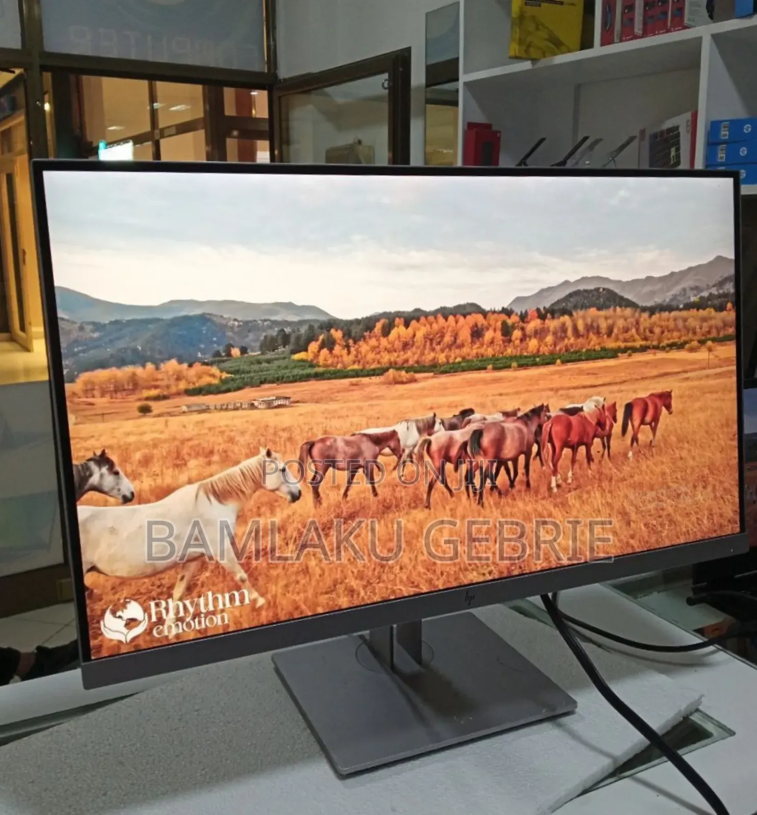 New Hp 27" Inch Frameless Monitor New Frameless