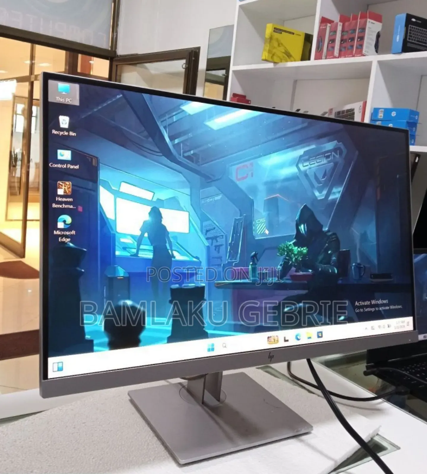 New Hp 27" Inch Frameless Monitor New Frameless
