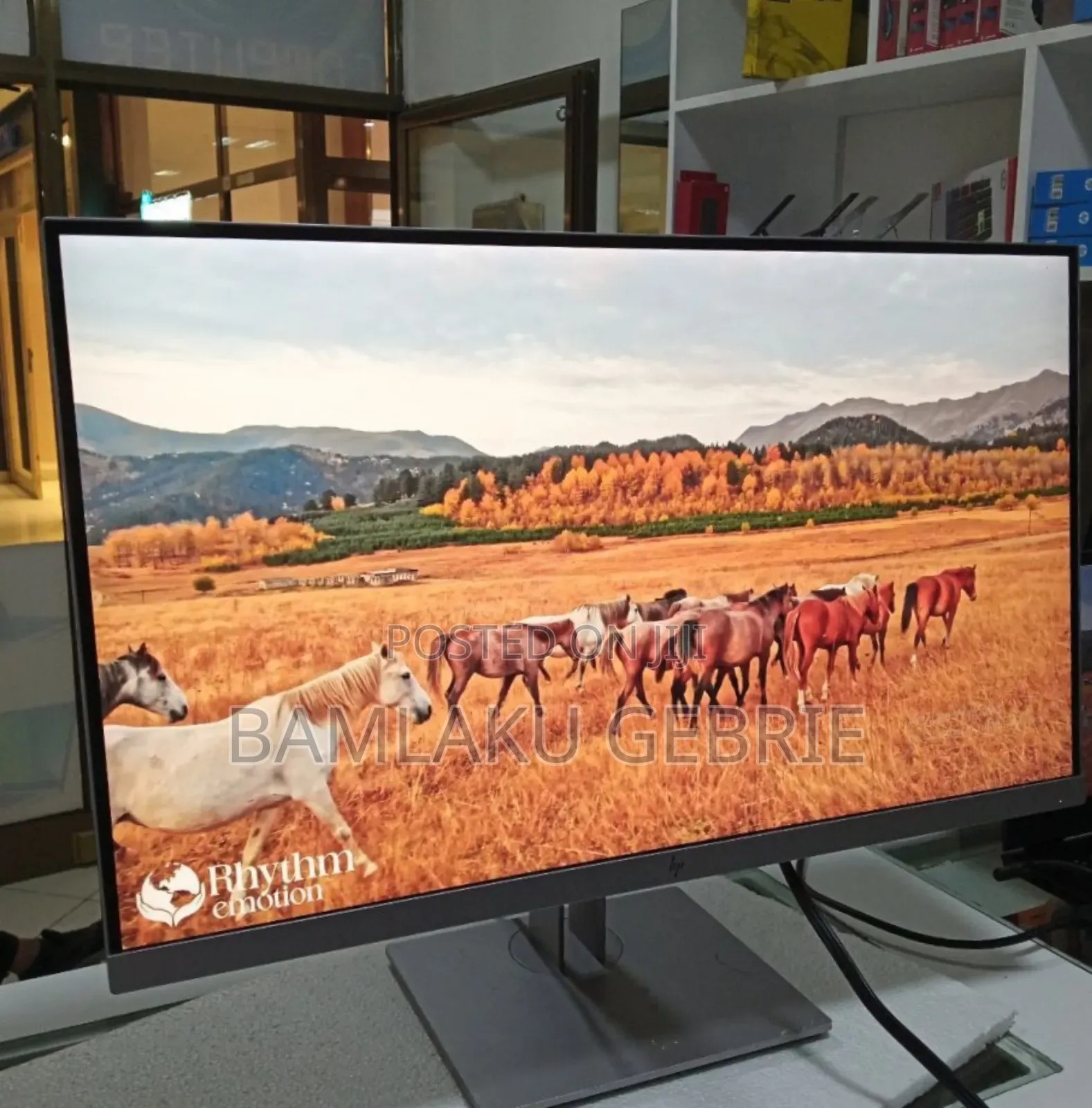 New Hp 27" Inch Frameless Monitor New Frameless