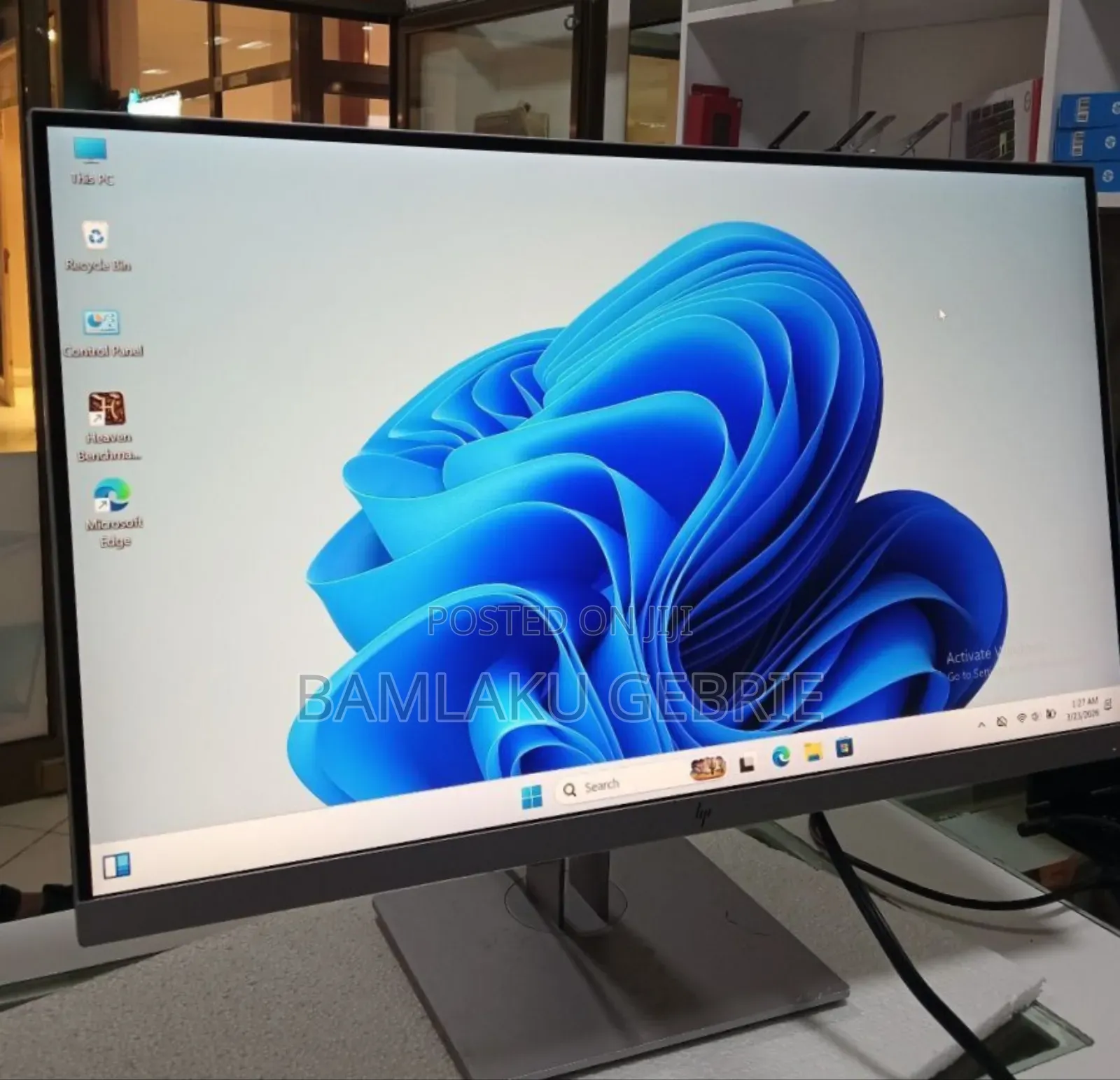 New Hp 27" Inch Frameless Monitor New Frameless