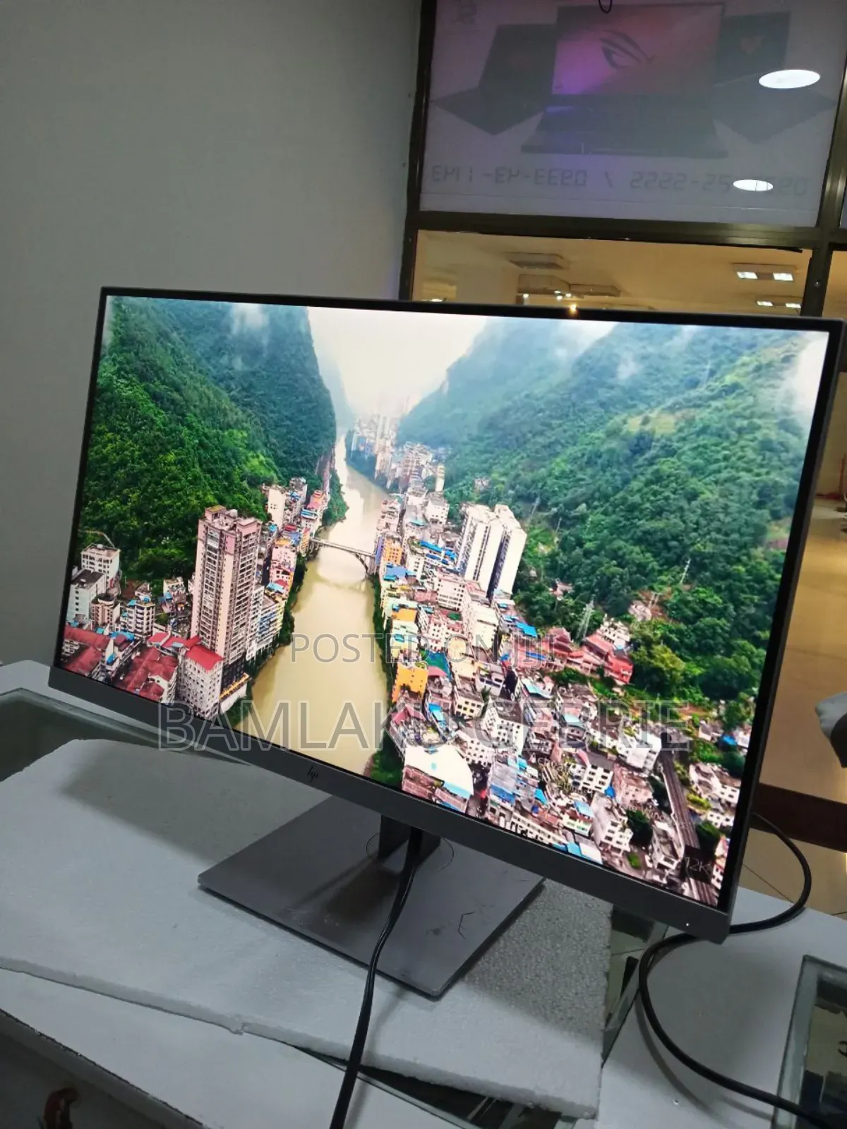 New Hp 27" Inch Frameless Monitor New Frameless