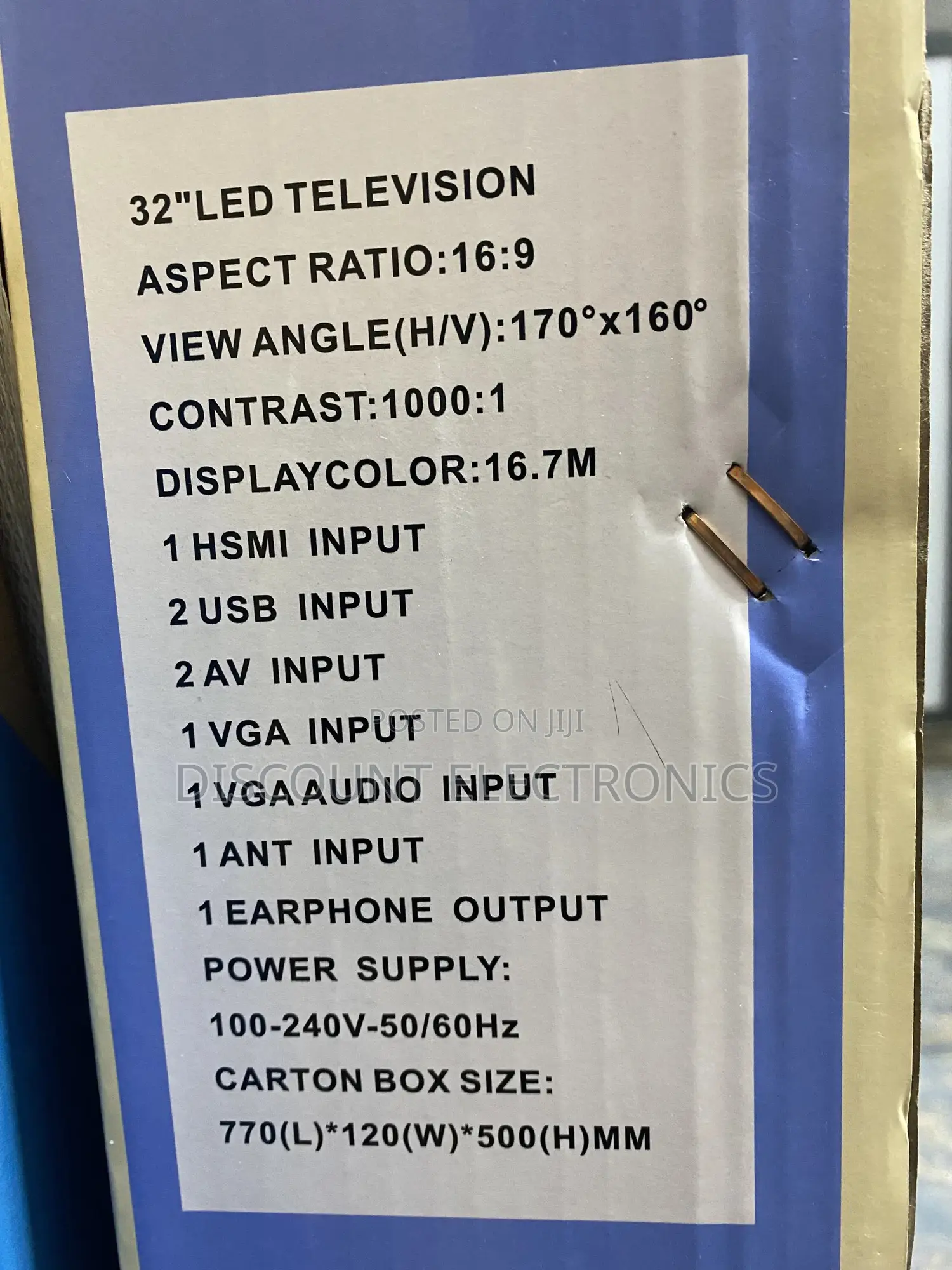 Jaguar 32” Led Non Smart Japan Technology Television