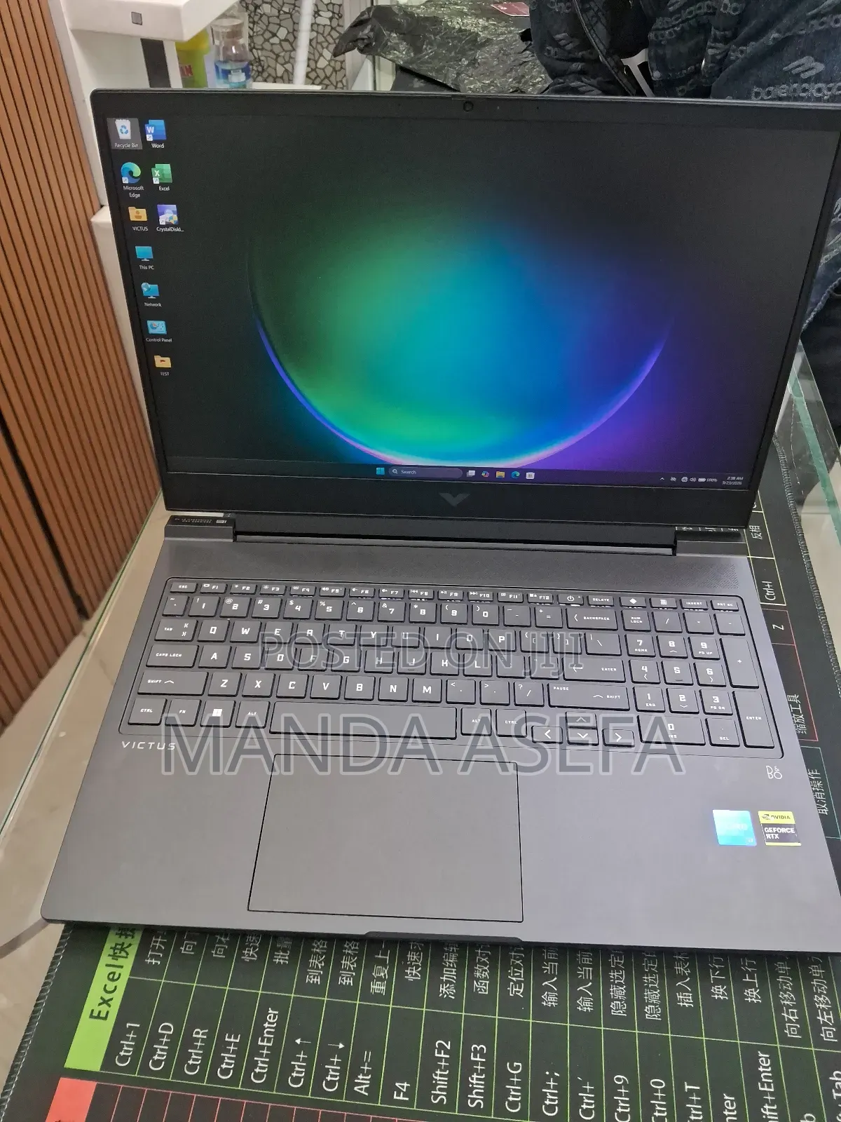 New Laptop HP Victus 16 16GB Intel Core i7 SSD 1T