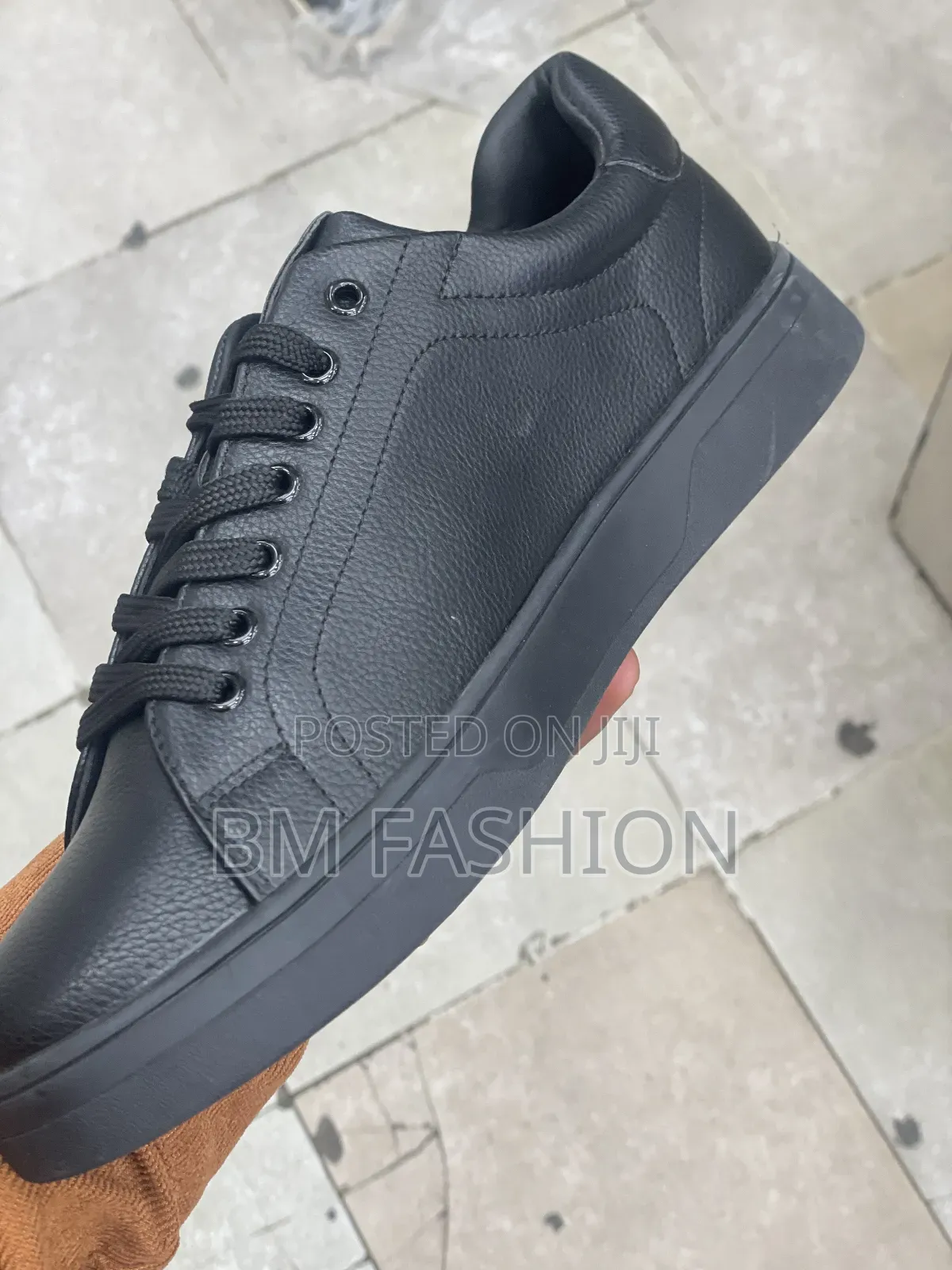 Black Lacoste Men's Flat Shoes