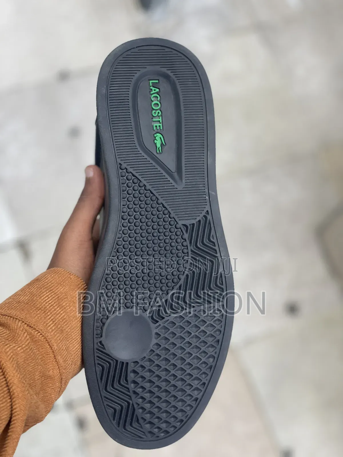 Black Lacoste Men's Flat Shoes