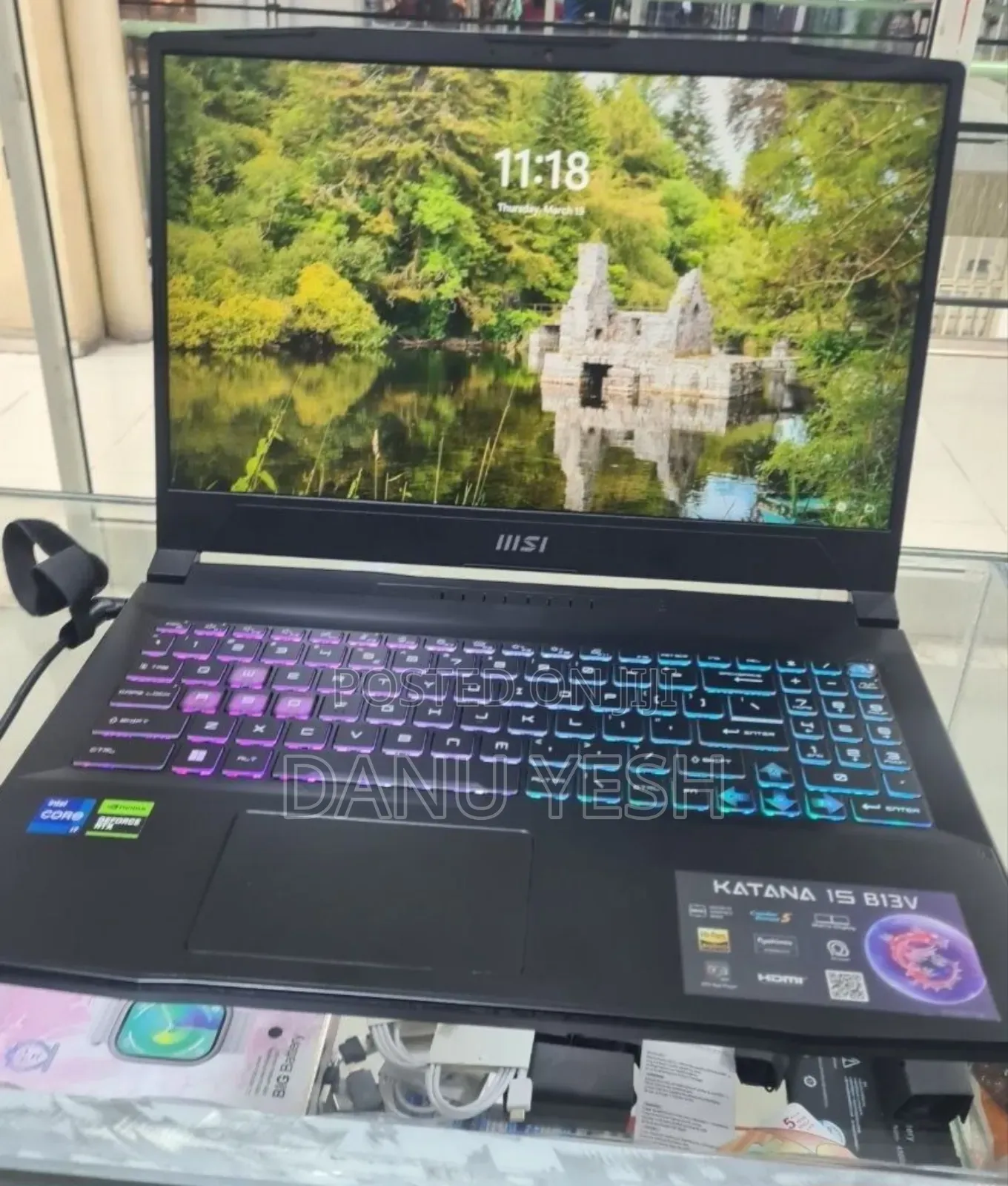 New Laptop MSI Katana 15 16GB Intel Core i7 SSD 1T