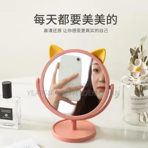 Portable Rotating Tabletop Mirror