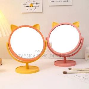Portable Rotating Tabletop Mirror