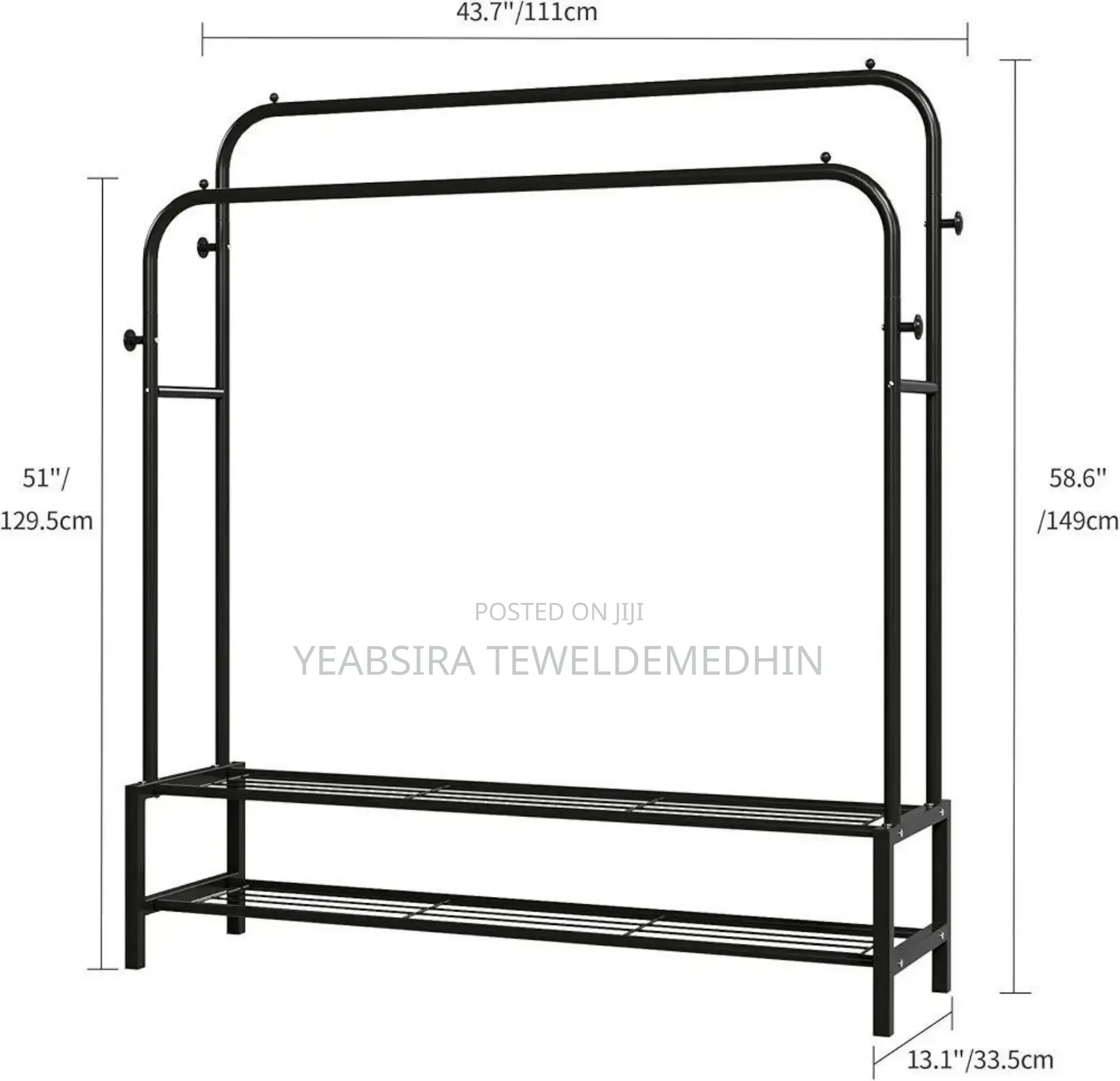 New Simple Floor Clothes Rack