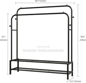 New Simple Floor Clothes Rack