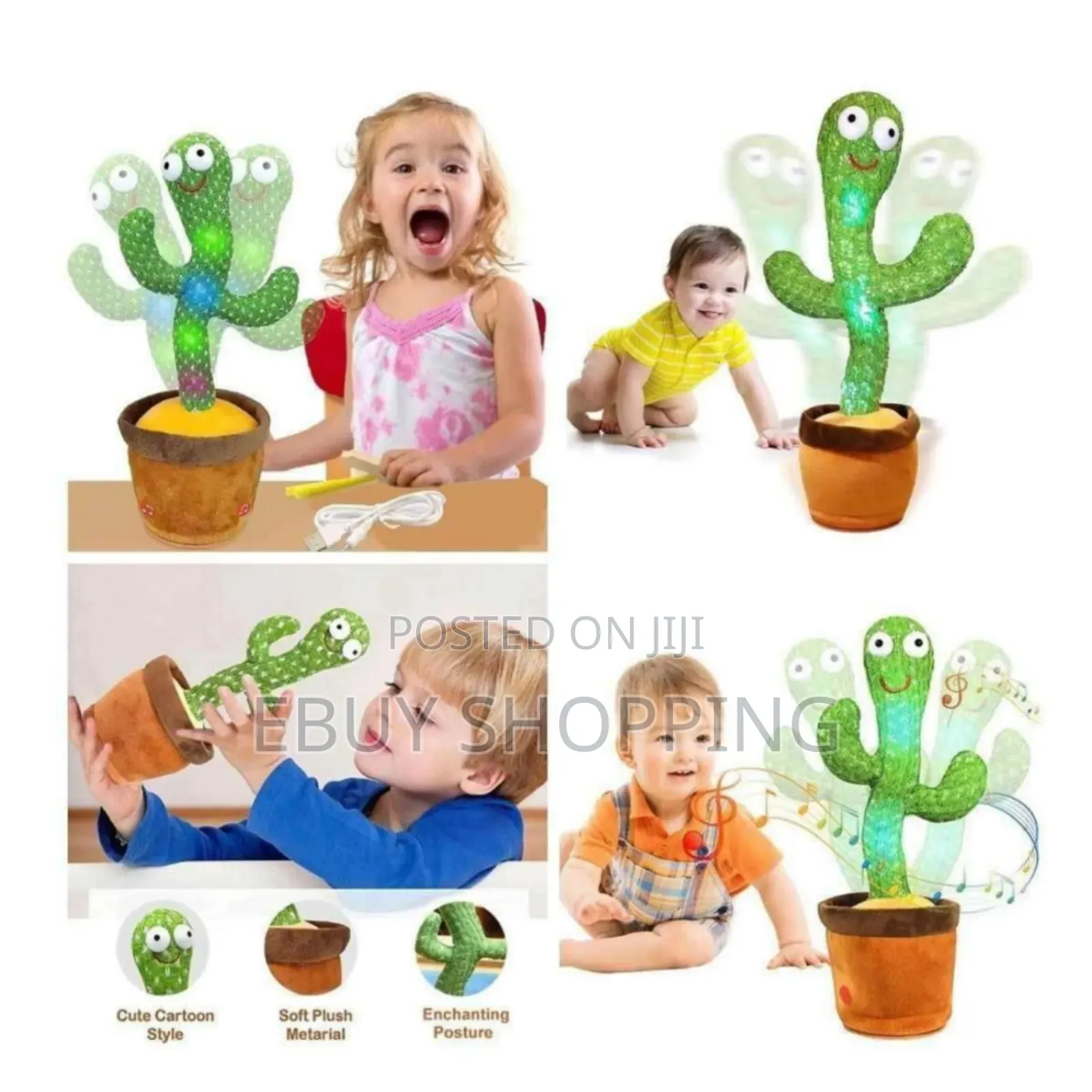 Best Gift for Kids: Interactive Cactus Doll That Dances