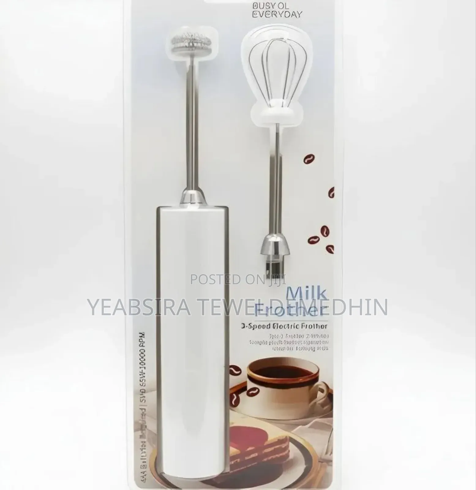 Handheld Electric Milk Frother and Whisk
