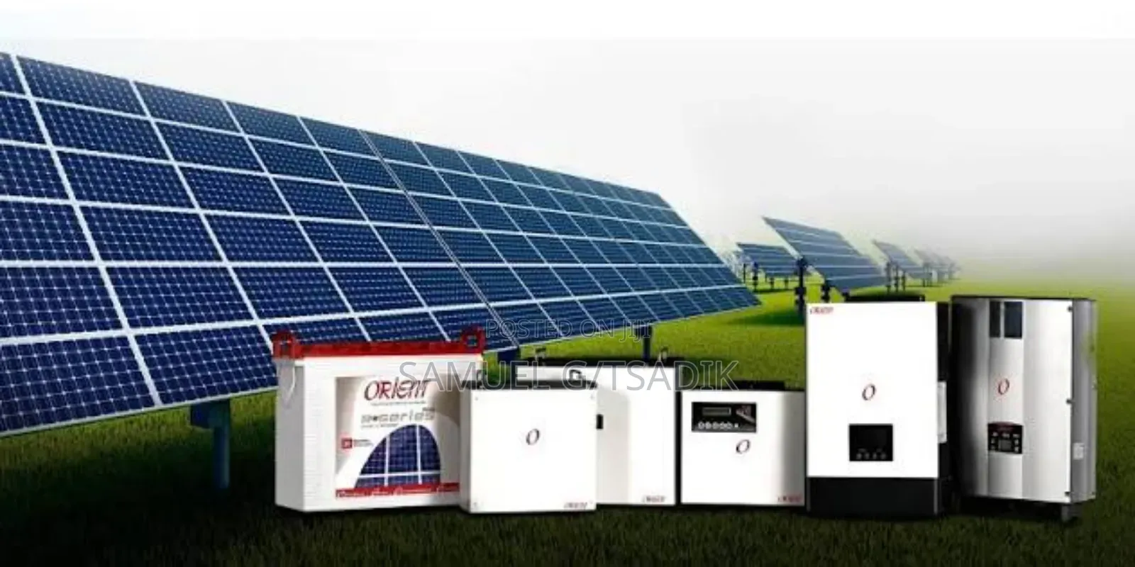 Solar Pannel, Invertor and Lithium Ion Batteries