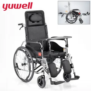 High Back Reclining Commode Wheelchair - Multi-Functional Scooter For