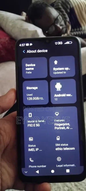 BLU F92e 128 GB Black