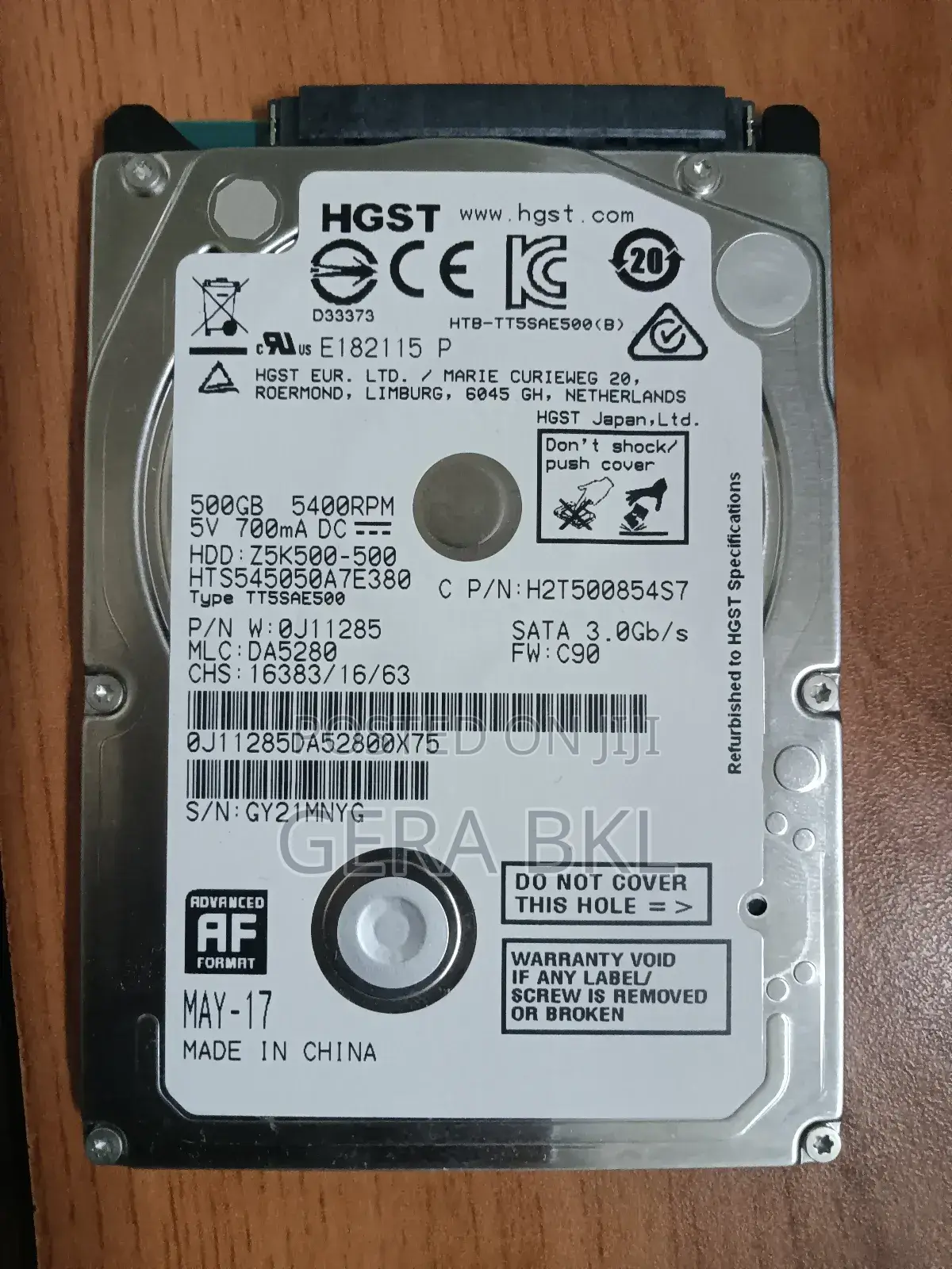 Laptop Hard Disk