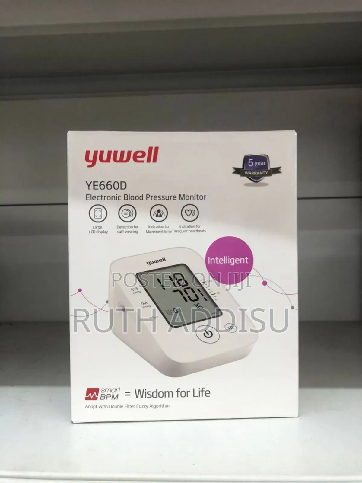Arm Type Blood Pressure Monitor | Full-Automatic Yuwell Ye650a