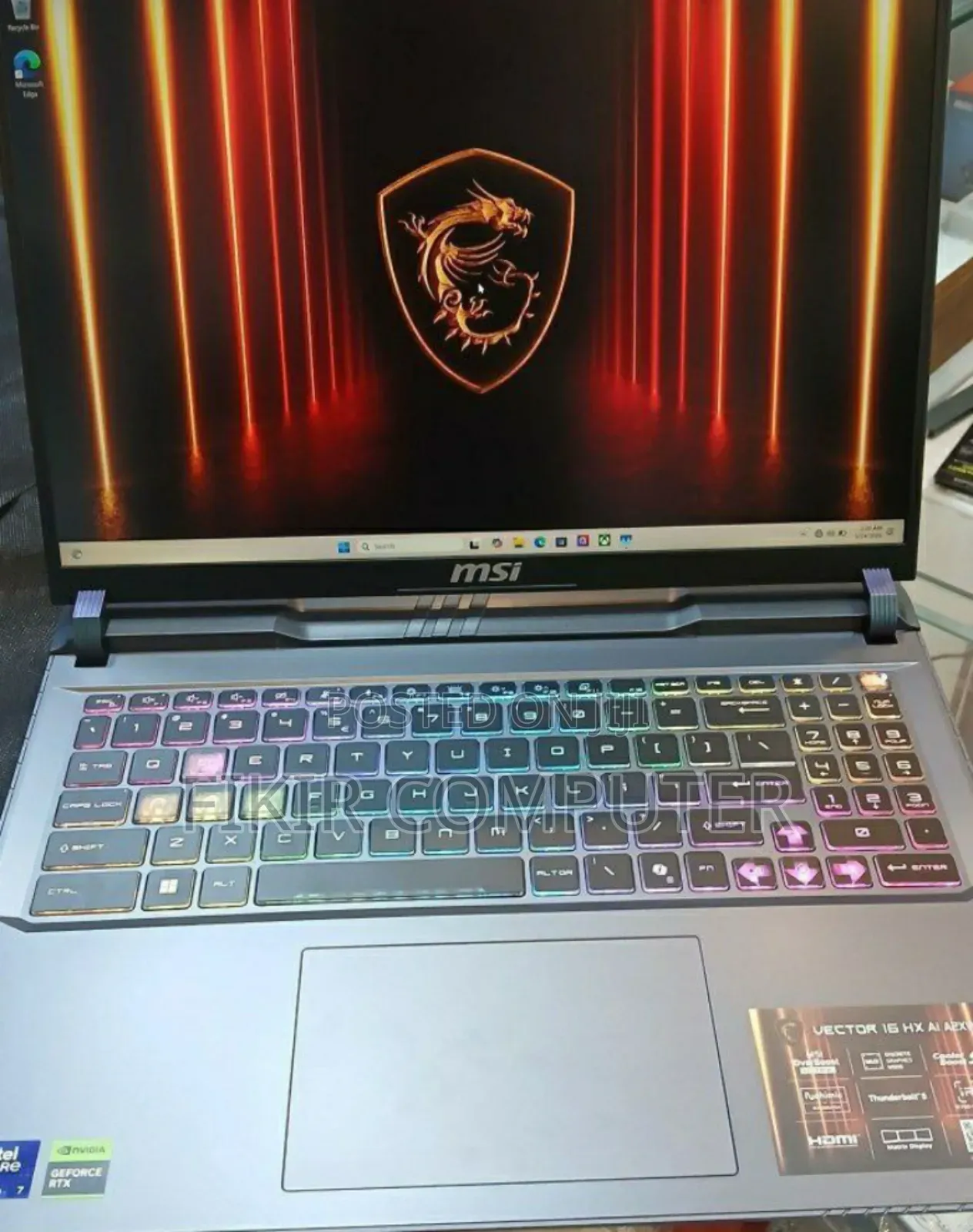New Laptop MSI GF63 16GB Intel Core Ultra 7 SSD 1T