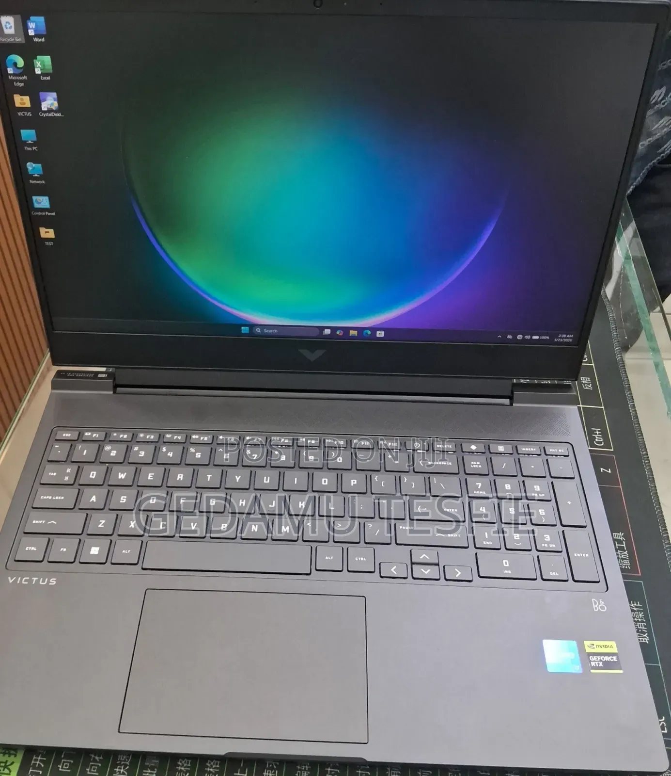 New Laptop HP Victus 16 16GB Intel Core i7 SSD 1T