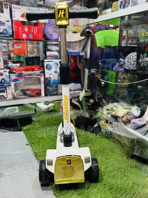 Kids Scooter, Children's Scooter, Ages 3-12, Foldable With Seat, 2-In