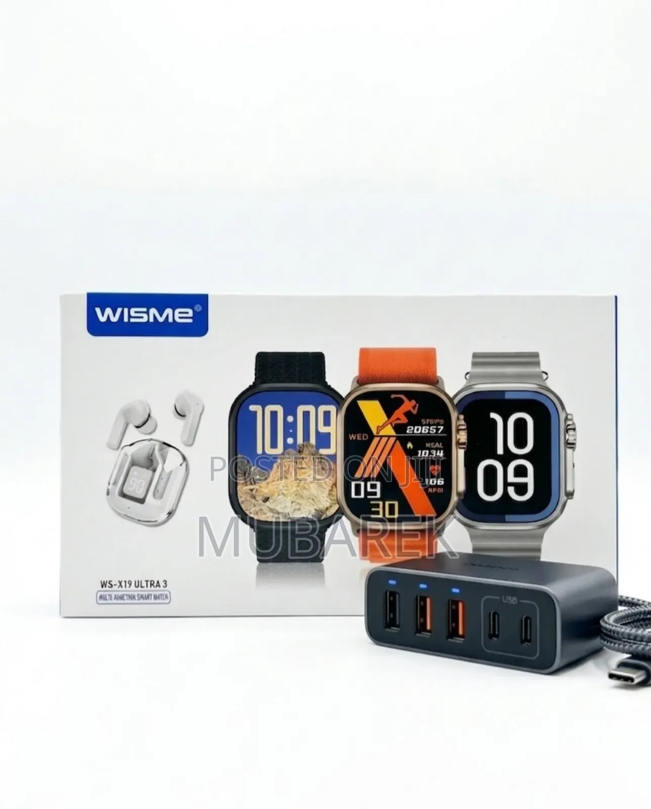 Wisme 5+2 Smartwatch Buds Kit