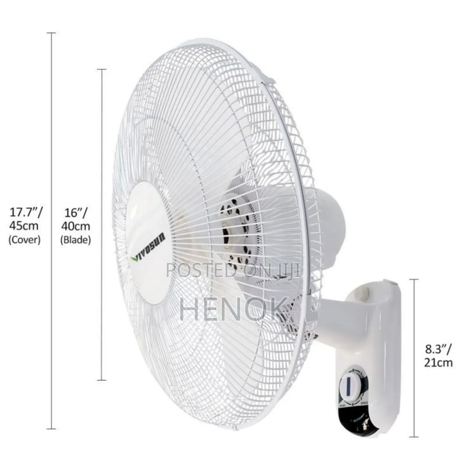 Powerful Wall Fan for Home Office