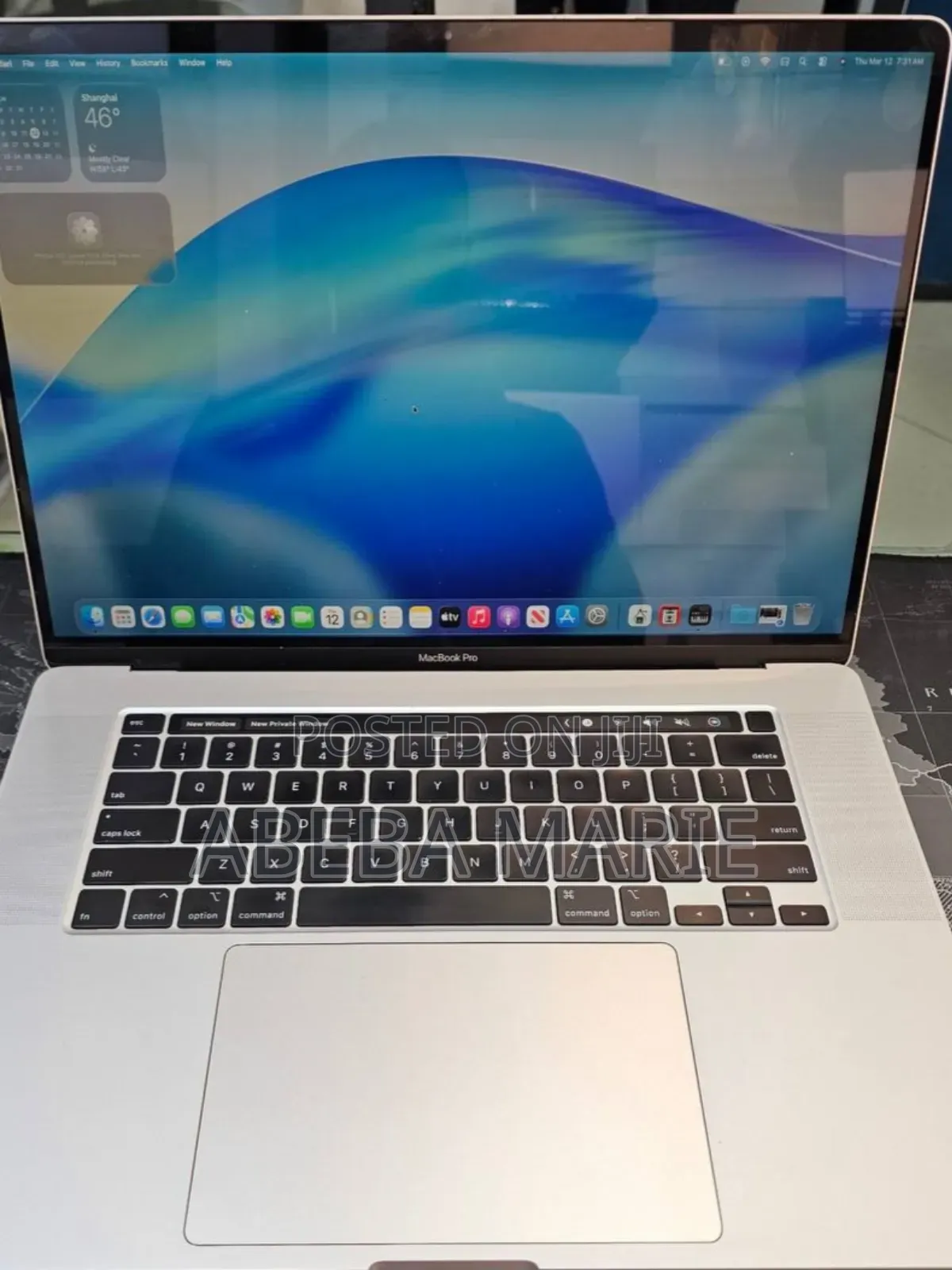 New Laptop Apple MacBook Pro 2019 16GB Intel Core i7 SSD 512GB