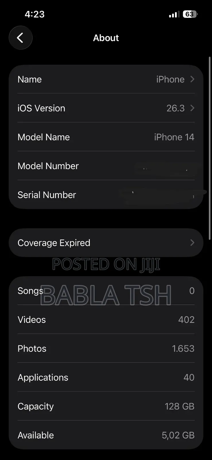 Apple iPhone 14 128 GB Blue