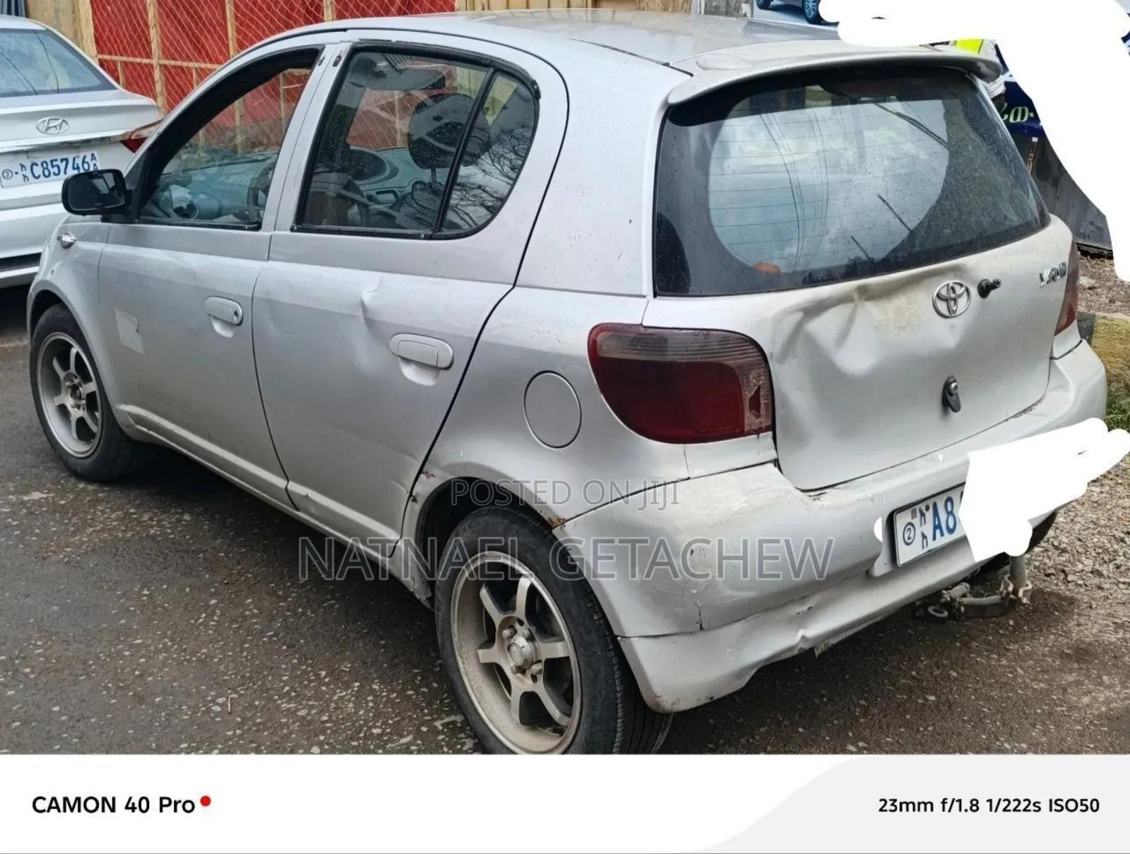 Toyota Vitz 1999 Gray