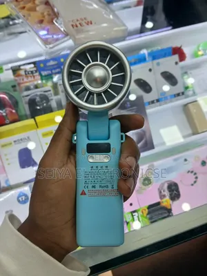 ##Portable Handheld Turbo Fan With A Digital Display.