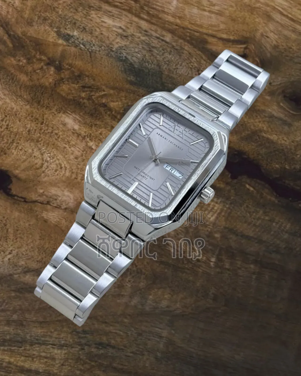 Original Armani Exchange Square Men's Watch Black