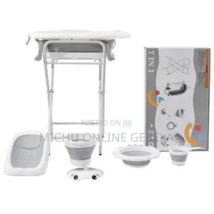 7-in-1 Newborn Baby Bathing Tub Set With Stand/Free Delivery