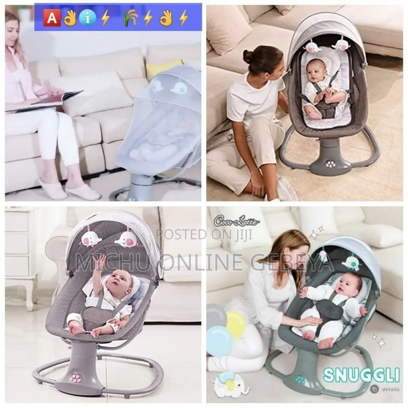 Mastella 3 in 1 Bassinet Swing/Free Delivery