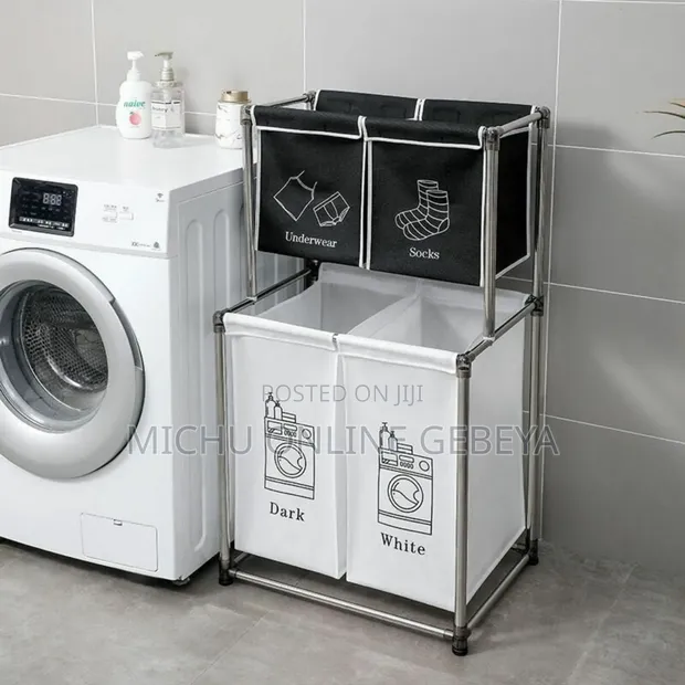 Foldable Laundry Basket የቆሸሹ ልብሶች ማስቀመጫ/Free Delivery