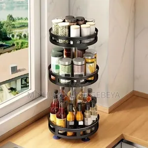 3 Tier Rotating Spice And Cosmotic Orgnizer/Free Delivery