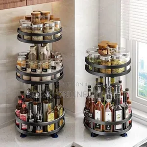 3 Tier Rotating Spice And Cosmotic Orgnizer/Free Delivery