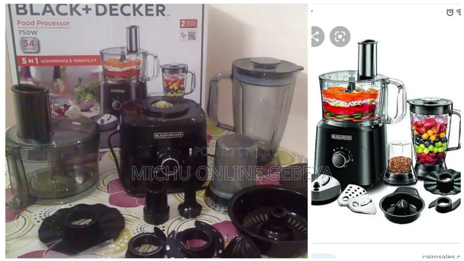 Black + Decker Food Processor/Free Delivery