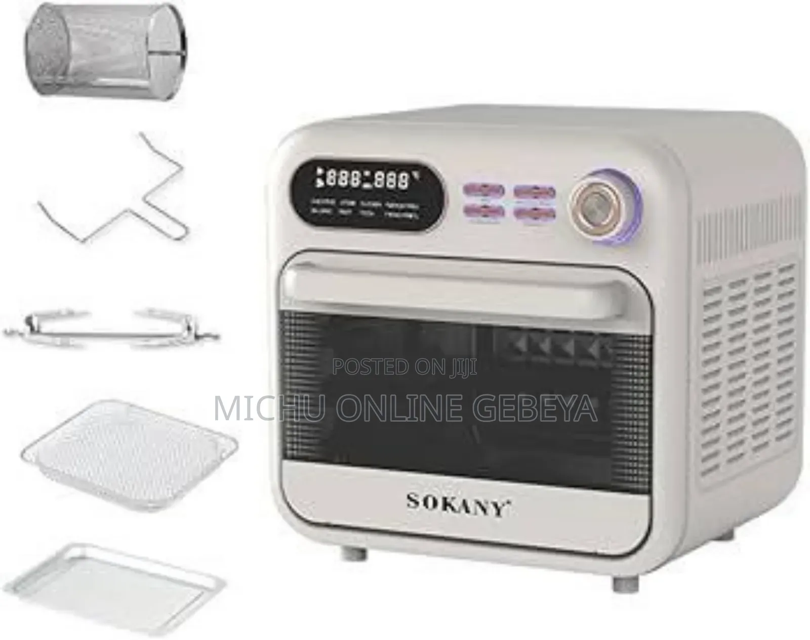 Sokany 18 Litter Air Fryer + Oven/ Free Delivery
