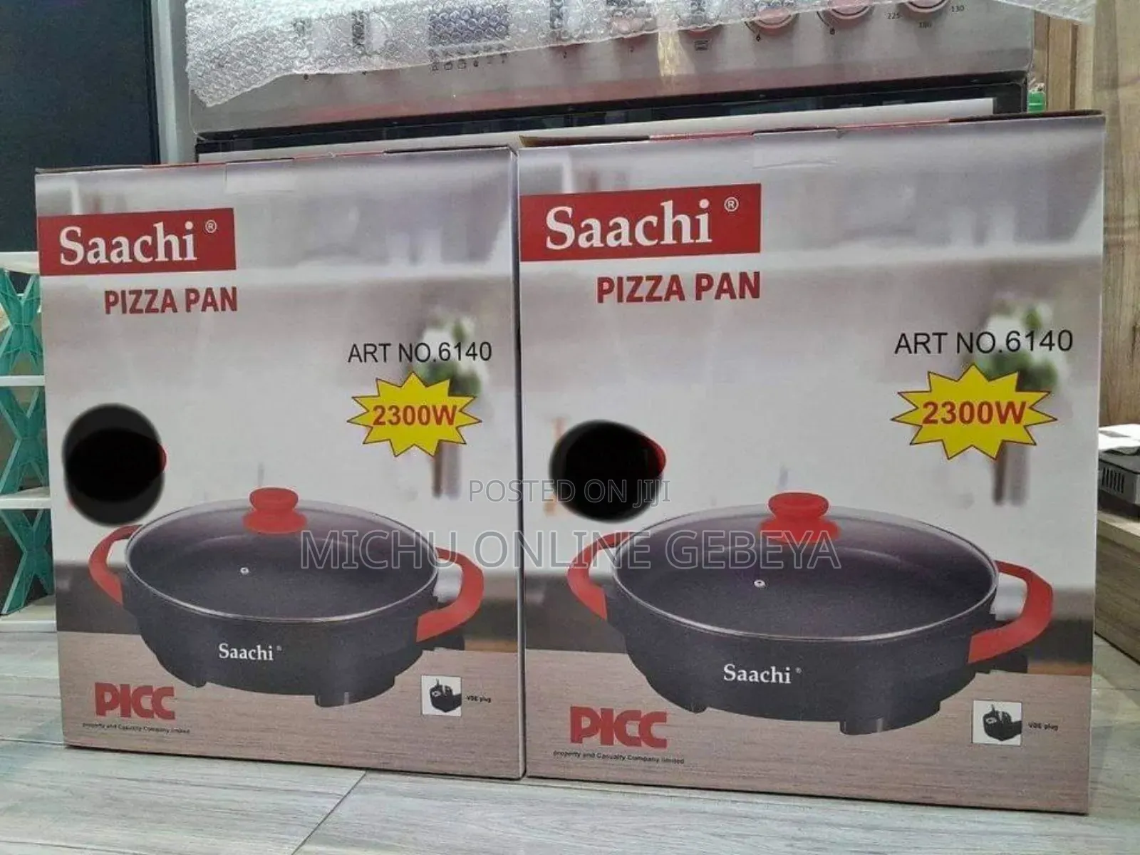 Saachi Ceramic Pizza Pan 40/42/44 Cm /Free Delivery