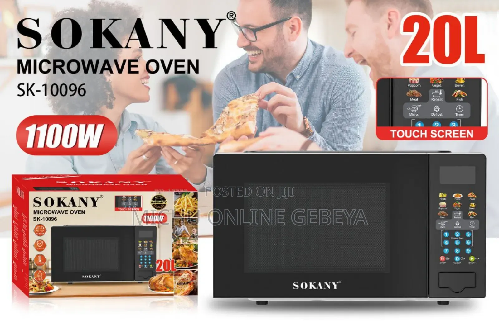 Sokany 20 Litter Microwave Oven/ Free Delivery