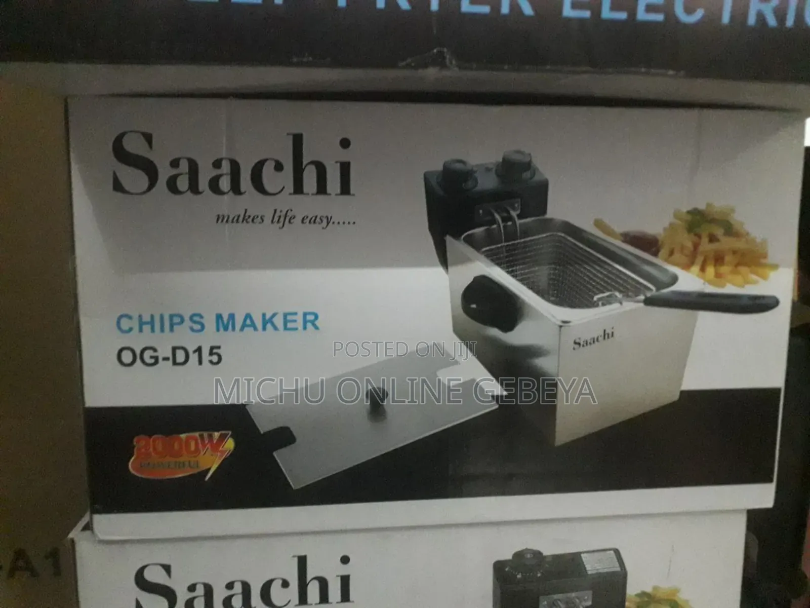 Original Saachi Deep Oil Fryer/Free Delivery