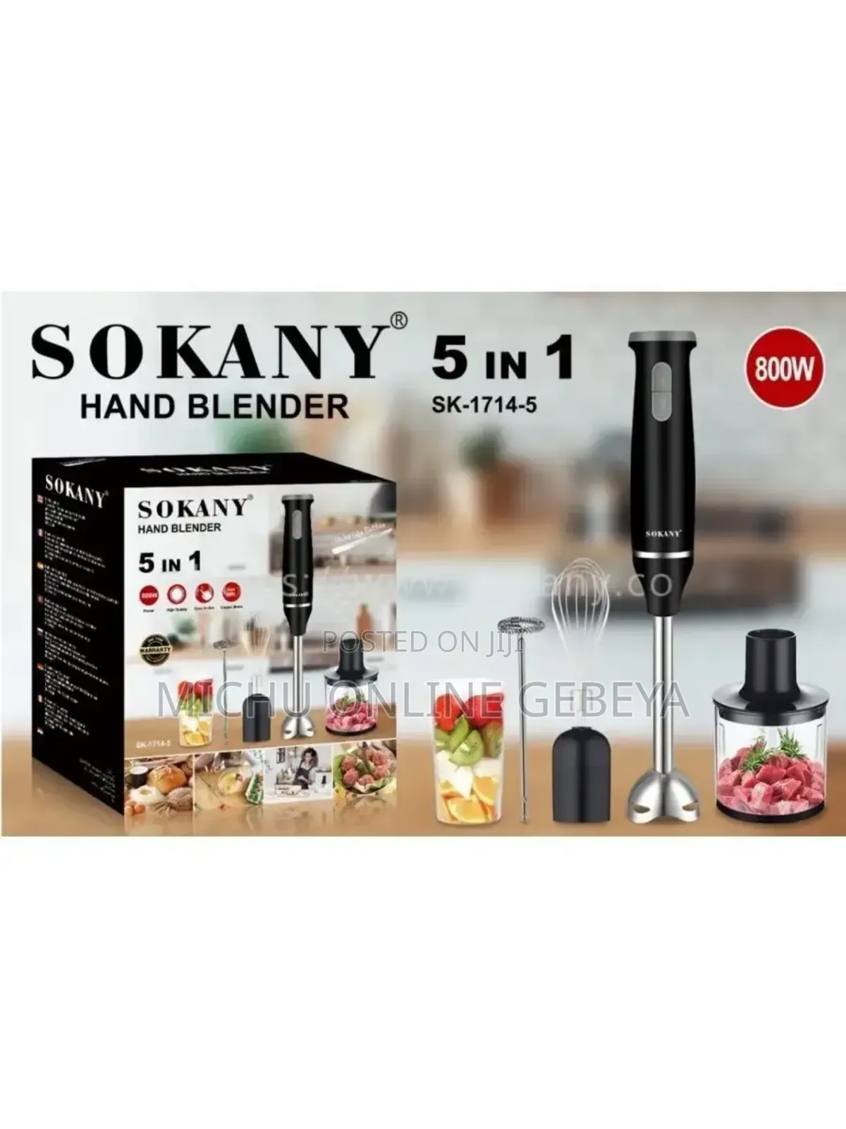 Sokany in Hand Blender/Free Delivery