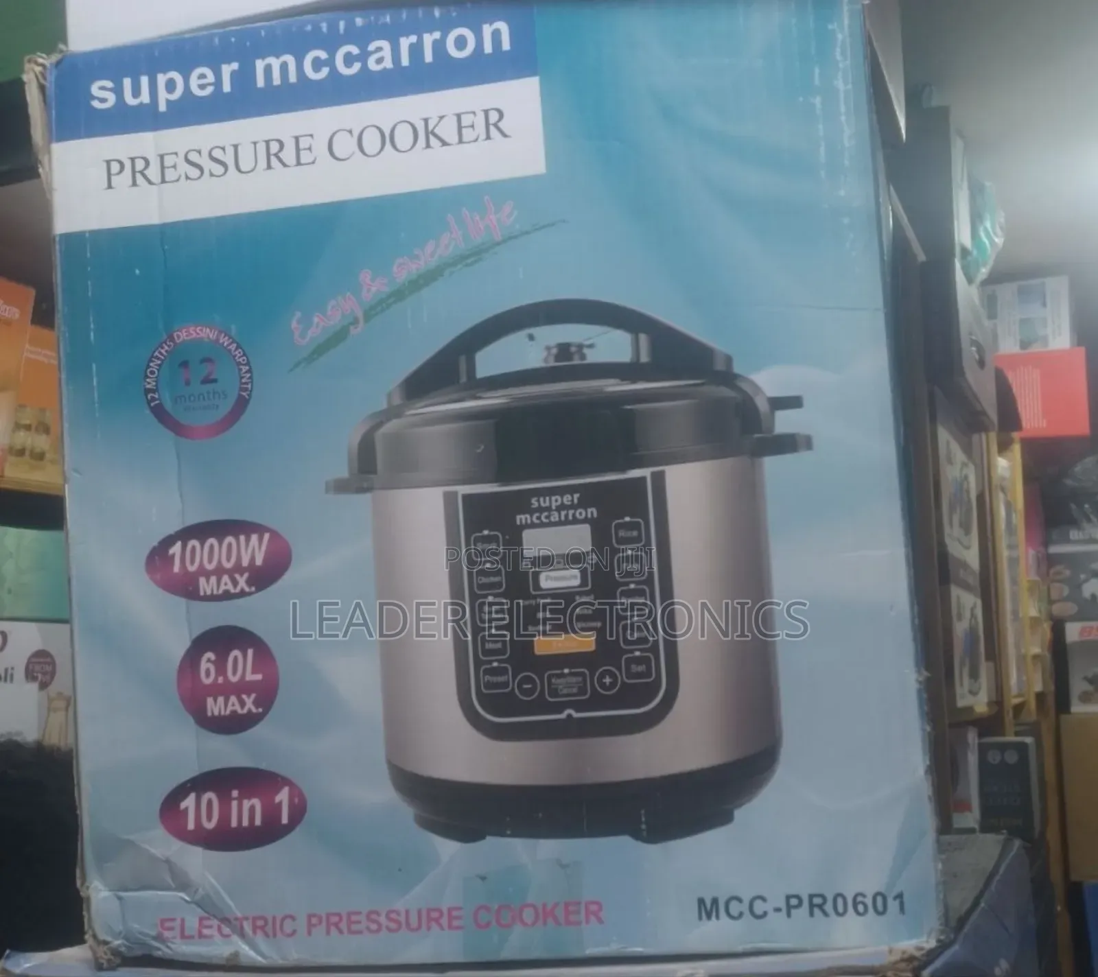 Super McCarron Pressure Cooker 6 L – Fast Safe Cooking