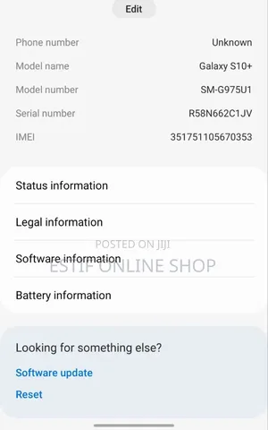 Samsung Galaxy S10 Plus 128 GB Black