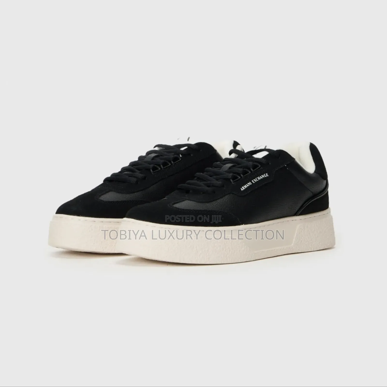 Armani Exchange Trainers - Black/Black Order Yours Now