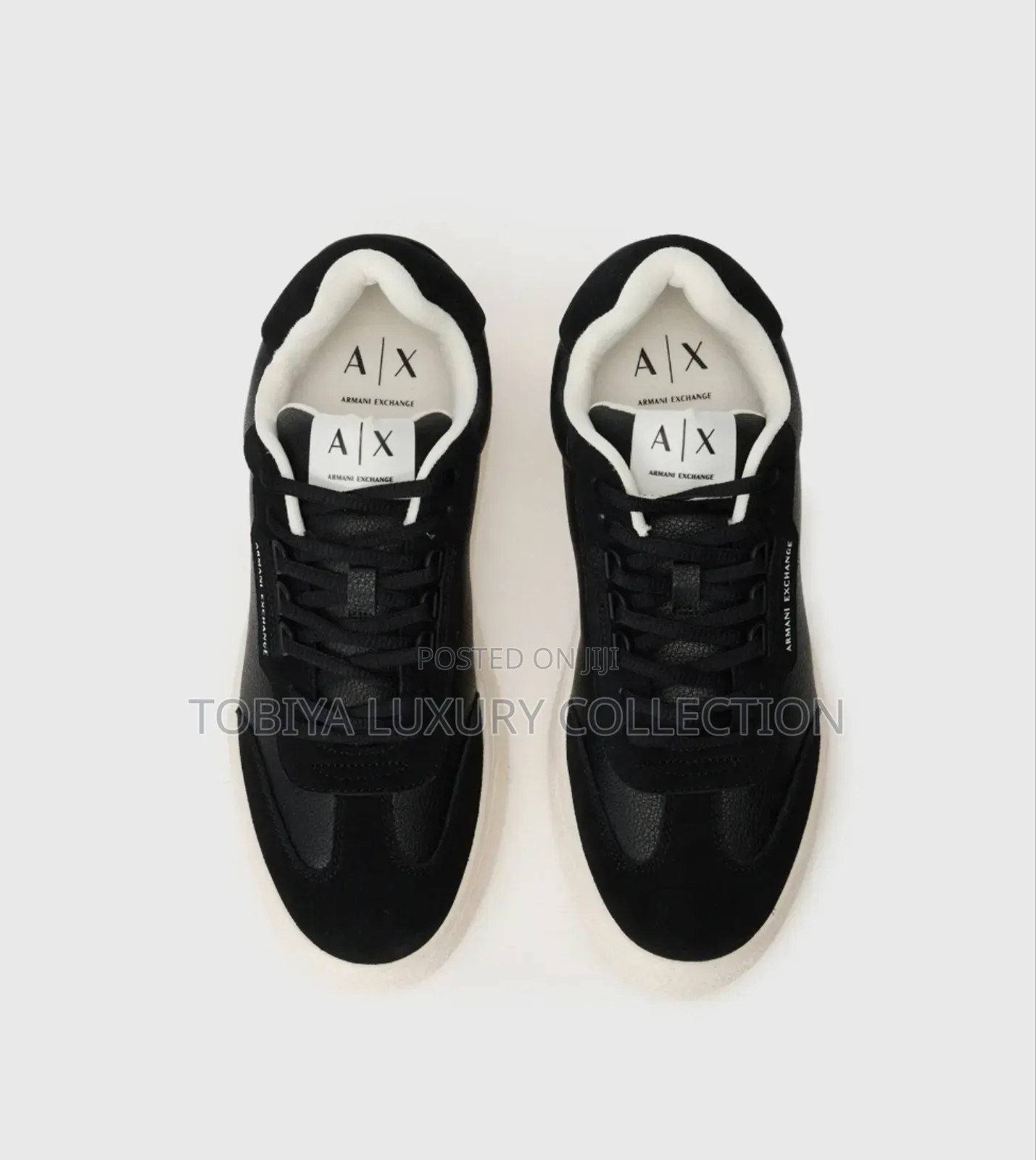 Armani Exchange Trainers - Black/Black Order Yours Now