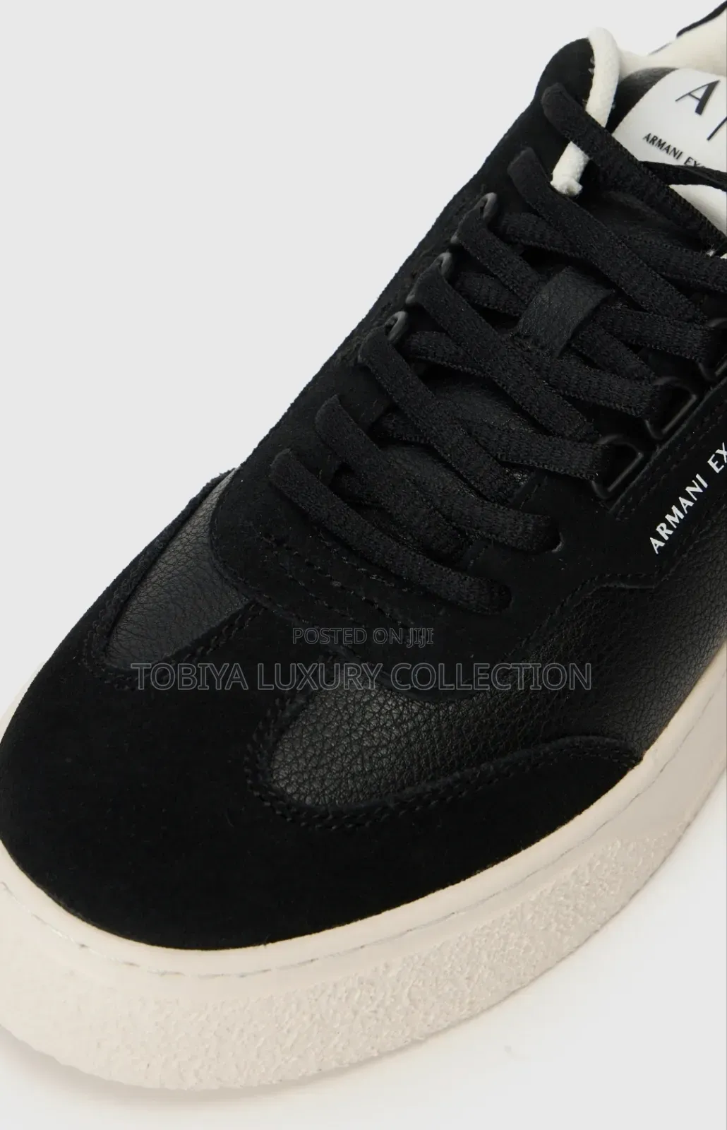 Armani Exchange Trainers - Black/Black Order Yours Now