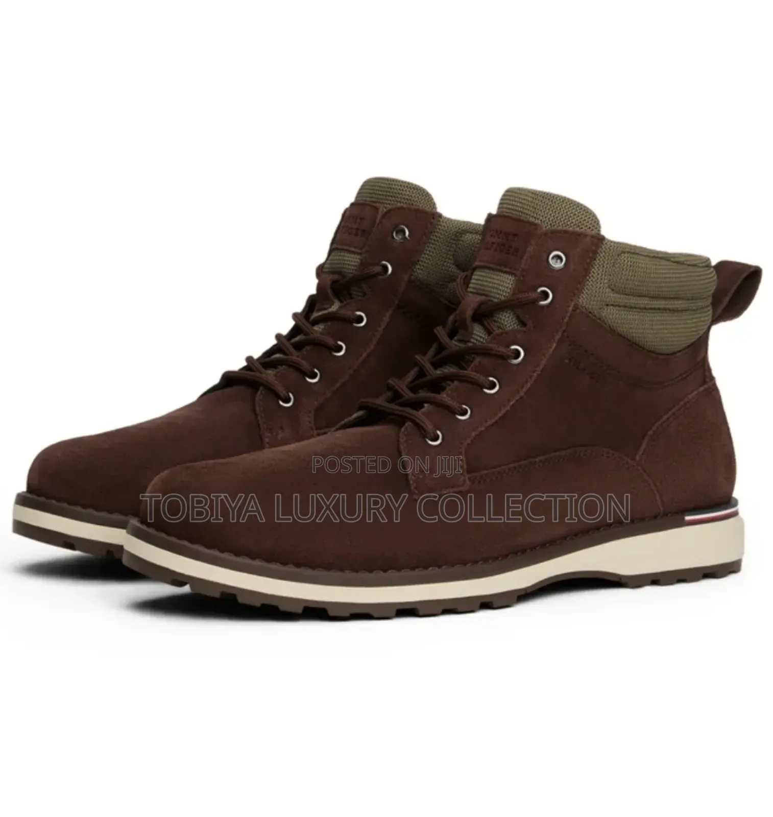 Tommy Hilfiger Lace-Up Ankle Boots - Cocoa Order Yours Now