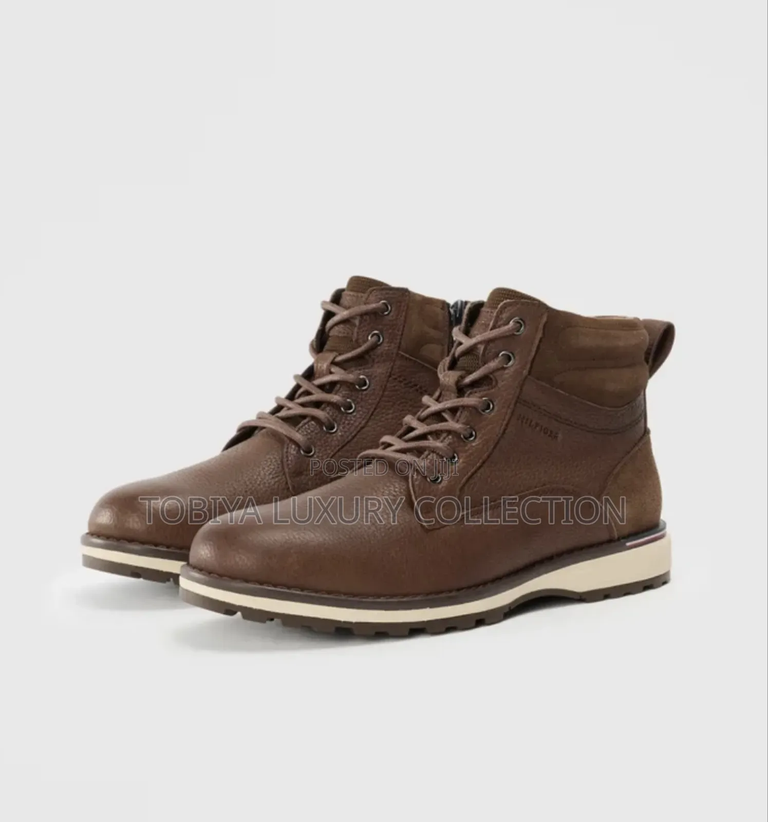 Tommy Hilfiger Lace-Up Ankle Boots - Cocoa Order Yours Now