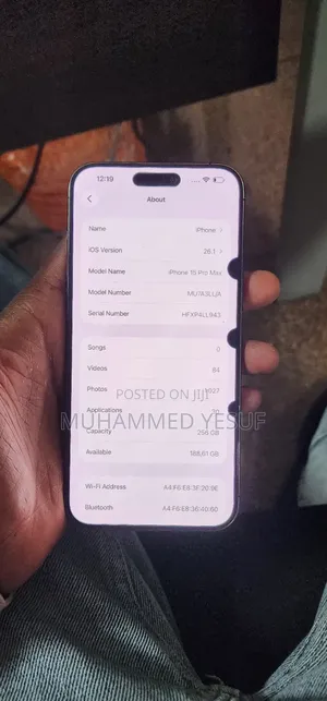 Apple iPhone 15 Pro Max 256 GB Black